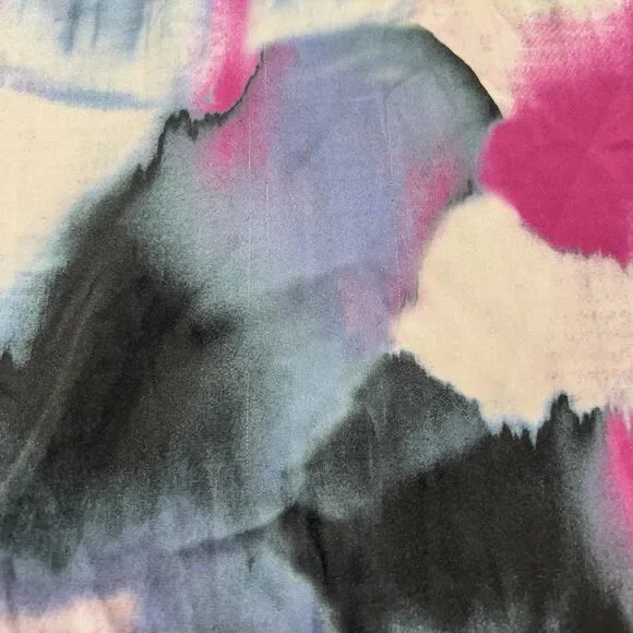 Soft Surroundings Abelia Midi Dress Sz M Abstract Print Cap Sleeves - Picture 12 of 12